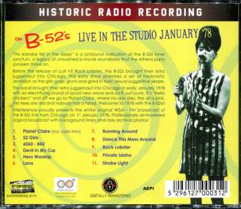 CD The B-52's: Live In The Studio January '78 379737