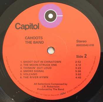 LP The Band: Cahoots LTD | CLR 456637