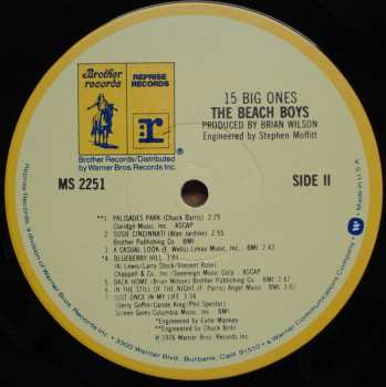 LP The Beach Boys: 15 Big Ones