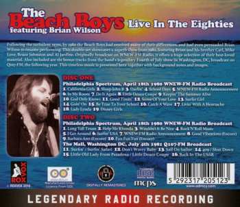 2CD The Beach Boys: Live In The Eighties 430849