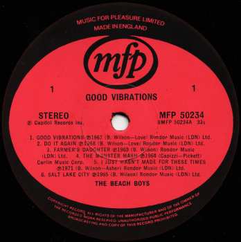 LP The Beach Boys: Good Vibrations