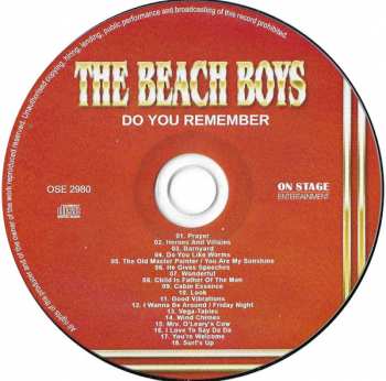 CD The Beach Boys: Do You Remember (Golden Radio Hits) 421342