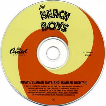 CD The Beach Boys: Today! / Summer Days (And Summer Nights!!) 382837