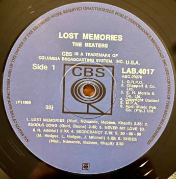 LP The Beaters: Lost Memories 519900