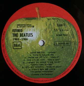2LP The Beatles: 1962-1966 543316