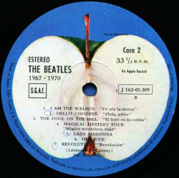 2LP The Beatles: 1967-1970 543315