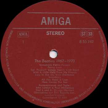 LP The Beatles: 1967-1970