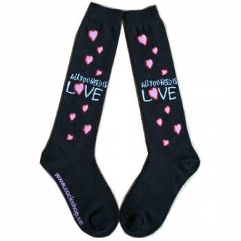Merch The Beatles: Dámské Knee High Socks All You Need Is Love 