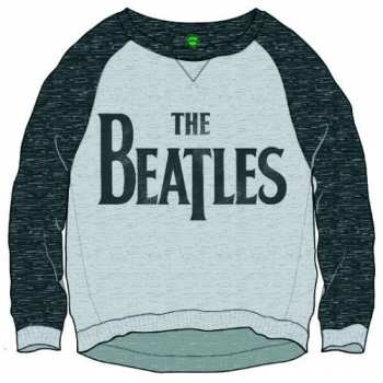 Merch The Beatles: The Beatles Ladies Sweatshirt: Drop T Logo (cropped) (large) L