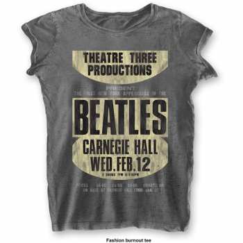 Merch The Beatles: Dámské Tričko Carnegie Hall  M
