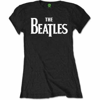 Merch The Beatles: Dámské Tričko Drop T Logo The Beatles 