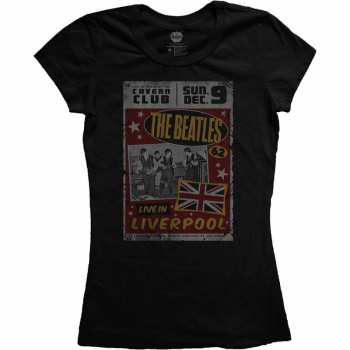Merch The Beatles: Dámské Tričko Live In Liverpool L