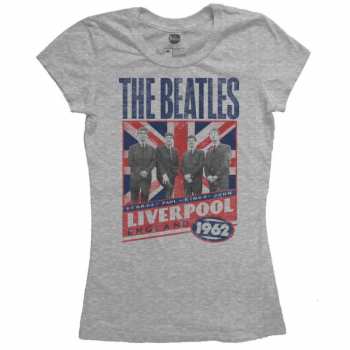 Merch The Beatles: The Beatles Ladies T-shirt: Liverpool England 1962 (large) L