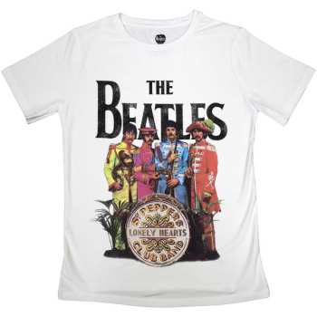 Merch The Beatles: The Beatles Ladies T-shirt: Sgt Pepper (medium) M