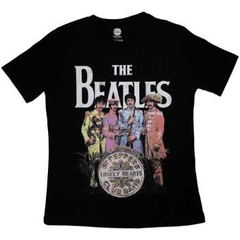 Merch The Beatles: The Beatles Ladies T-shirt: Sgt Pepper (large) L