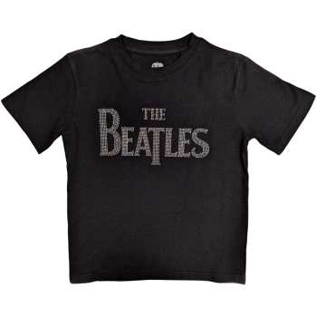 Merch The Beatles: The Beatles Kids Embellished T-shirt: Drop T (diamante) (11-12 Years) 11-12 let