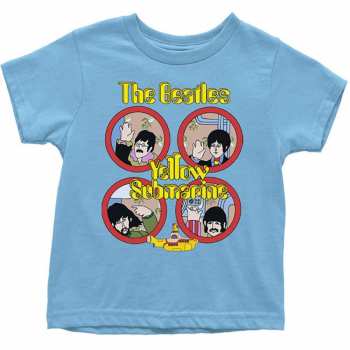 Merch The Beatles: Dětské Toddler Tričko Yellow Submarine Portholes 