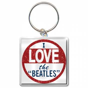Merch The Beatles: Klíčenka I Love The Beatles 