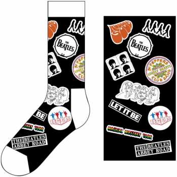 Merch The Beatles: Kotníkové Ponožky Icons 