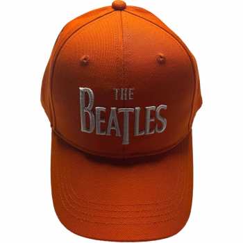Merch The Beatles: The Beatles Unisex Baseball Cap: White Drop T Logo