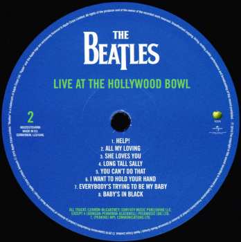 LP The Beatles: Live At The Hollywood Bowl