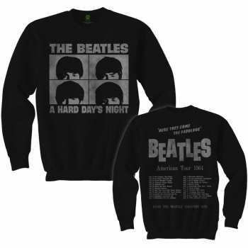 Merch The Beatles: The Beatles Unisex Long Sleeve T-shirt: Hard Days Night (back Print) (medium) M