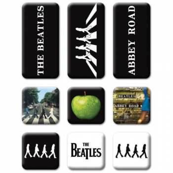 Merch The Beatles: Magnet Na Ledničku Set Abbey Road