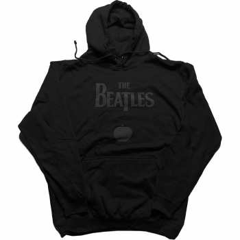 Merch The Beatles: The Beatles Unisex Pullover Hoodie: Drop T Logo & Apple (puff Print) (small) S