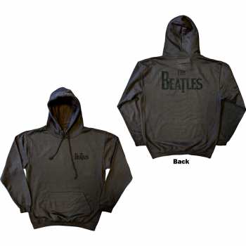 Merch The Beatles: The Beatles Unisex Pullover Hoodie: Drop T Logo (back Print) (large) L