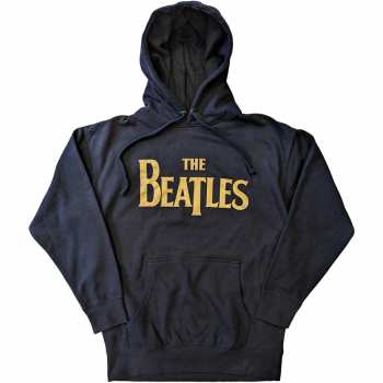Merch The Beatles: The Beatles Unisex Pullover Hoodie: Gold Drop T Logo (large) L