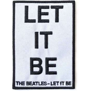 Merch The Beatles: Nášivka Let It Be