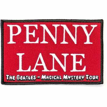 Merch The Beatles: Nášivka Penny Lane Red 