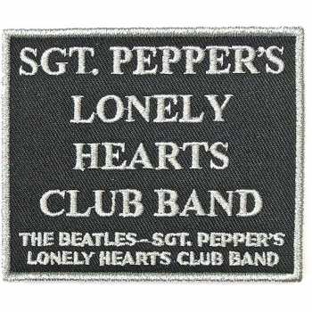 Merch The Beatles: Nášivka Sgt Pepper's….black 