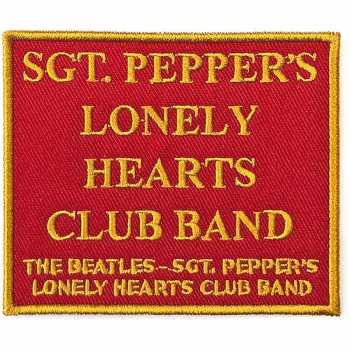 Merch The Beatles: Nášivka Sgt Pepper's….red 