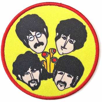Merch The Beatles: Nášivka Yellow Submarine Perryscopes & Heads 