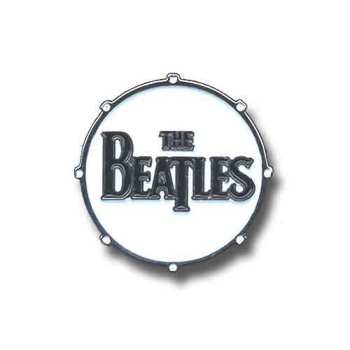 Merch The Beatles: The Beatles Pin Badge: Drum Drop T Logo