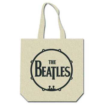 Merch The Beatles: The Beatles Cotton Tote Bag: Love Drum (multicolour) (back Print)