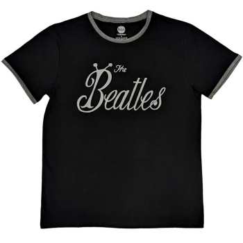Merch The Beatles: The Beatles Unisex Ringer T-shirt: Bug Logo (medium) M