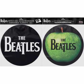 Merch The Beatles: Slipmat Set Drop T Logo The Beatles & Apple