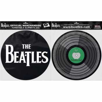 Merch The Beatles: Slipmat Set Drop T Logo The Beatles & Apple