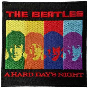 Merch The Beatles: The Beatles Standard Woven Patch: A Hard Day's Night Faces