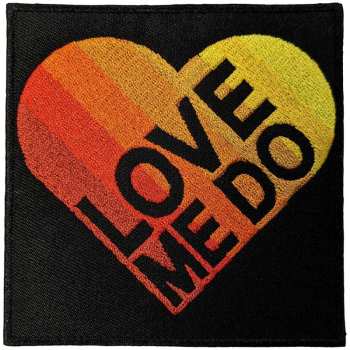 Merch The Beatles: The Beatles Standard Woven Patch: Love Me Do Gradient Heart