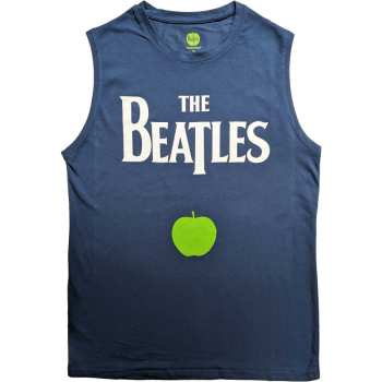 Merch The Beatles: The Beatles Unisex Tank T-shirt: Drop T Logo & Apple (small) S