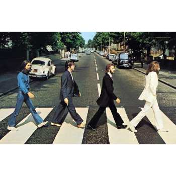 Merch The Beatles: Textilní Plakát Abbey Road