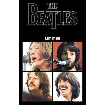 Merch The Beatles: Textilní Plakát Let It Be