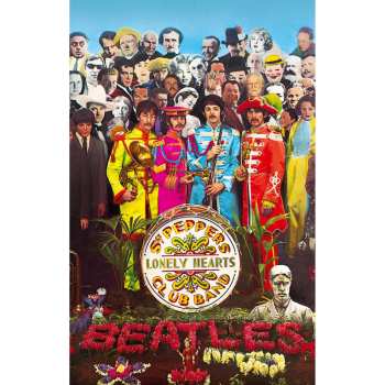 Merch The Beatles: Textilní Plakát Sgt Pepper