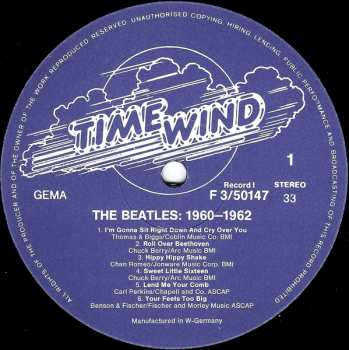 3LP The Beatles: 1960 - 1962