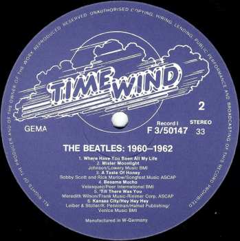 3LP The Beatles: 1960 - 1962