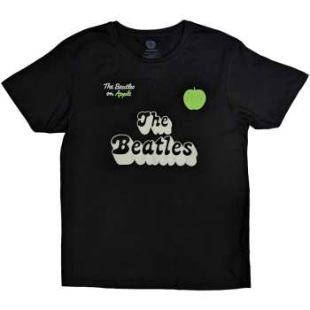 Merch The Beatles: The Beatles Unisex T-shirt: 70s Logo & Years (back Print) (large) L