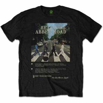 Merch The Beatles: Tričko Abbey Road 8 Track  L